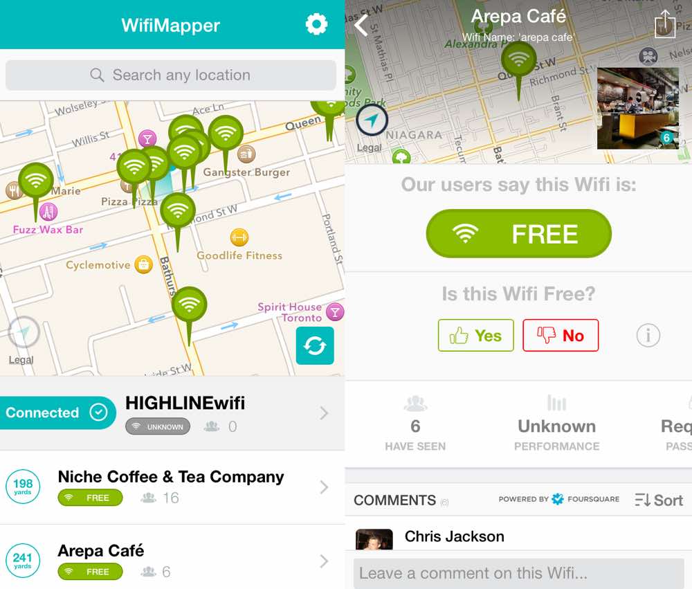 how to stay online when travelling - Wifi mapper - app to find free wifi