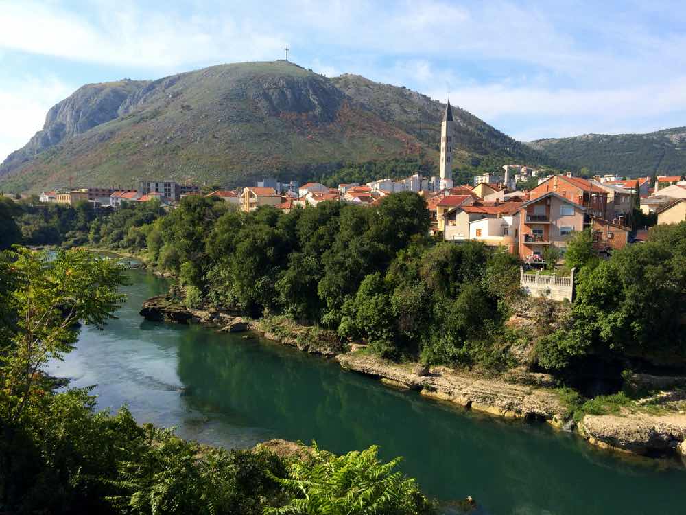 Day trip to Mostar Bosnia - Naretva River View