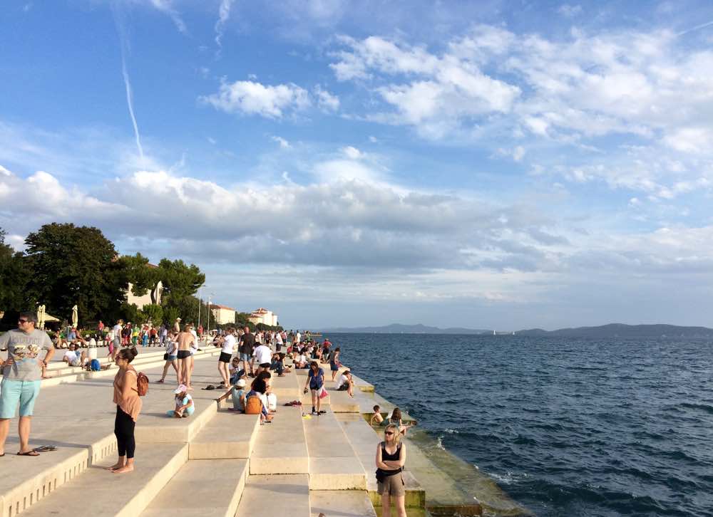 Experiences in the Dalmatian coast - Sea Organ in Zadar