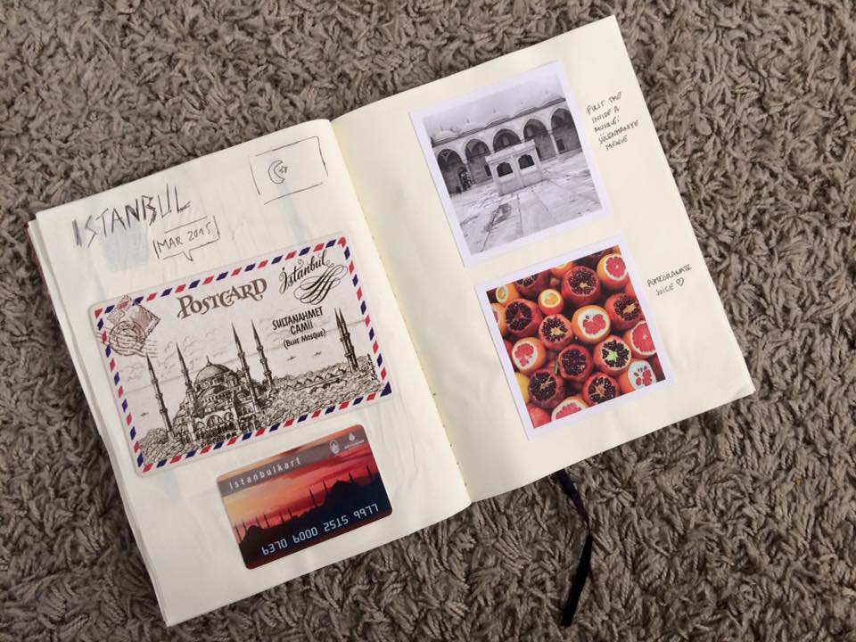 travel memories ideas scrapbook journal