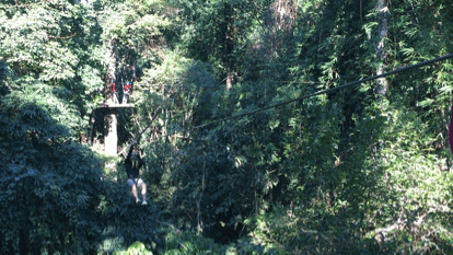 first time zip lining chiang mai gif zip line