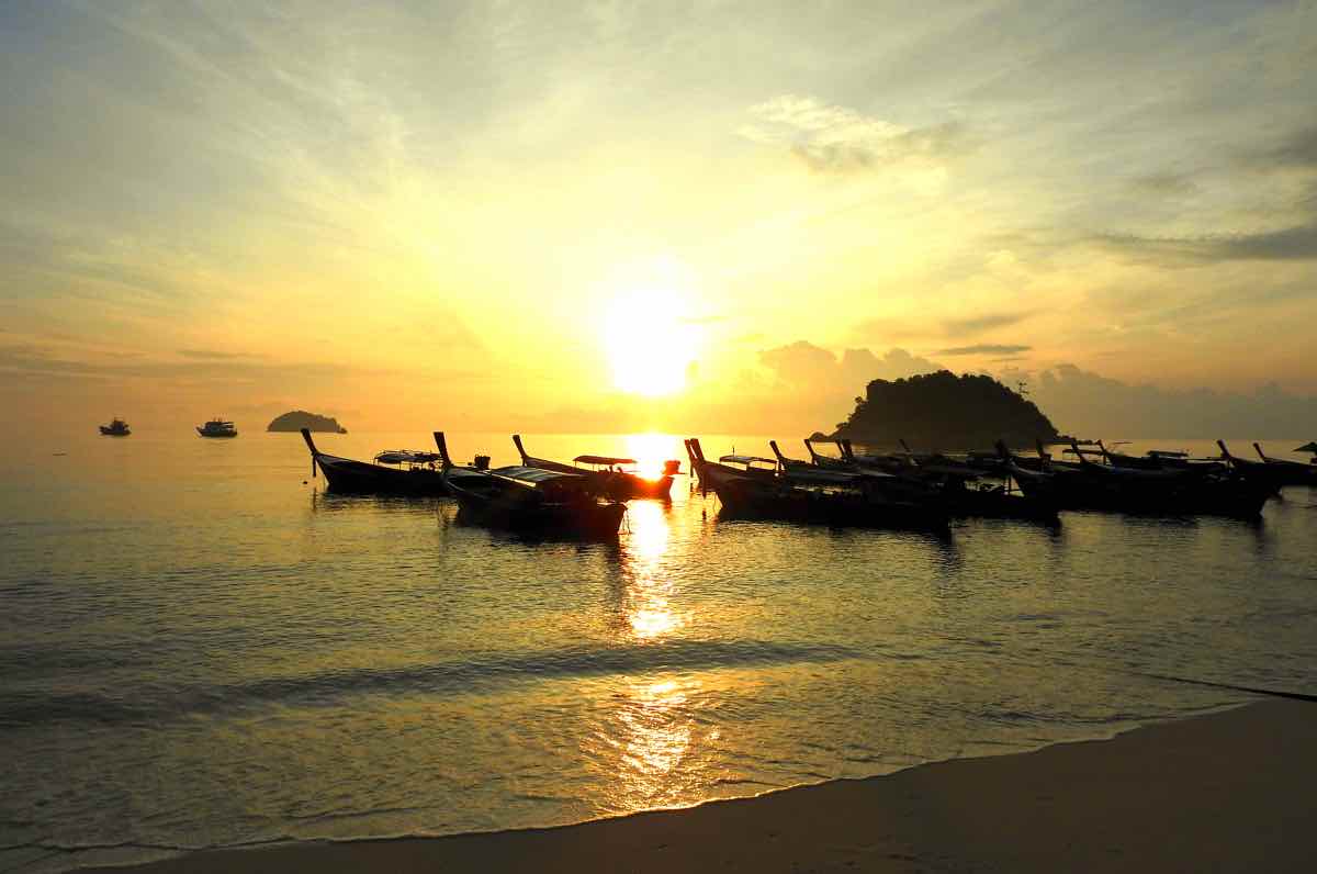 andaman sea islands thailand andaman coast koh lipe sunset beach