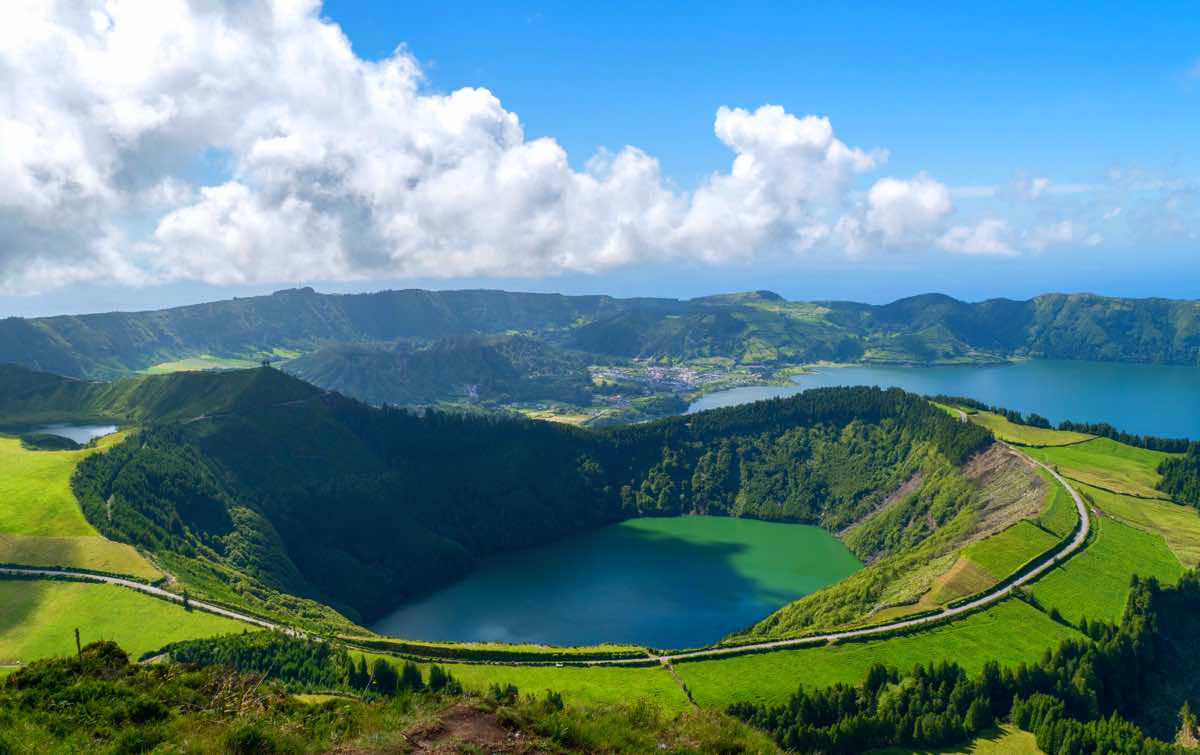 Sete Cidades y los miradores do Rei y do Cerrado das Freiras