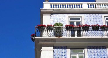 lisbon travel blog guide chiado architecture blue sky