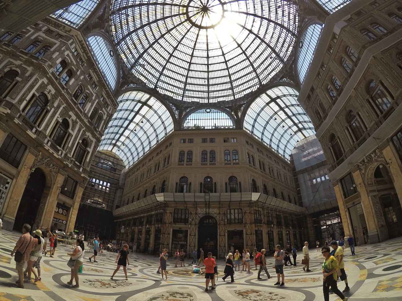  is naples safe for tourists in 2018 - galleria umberto I.