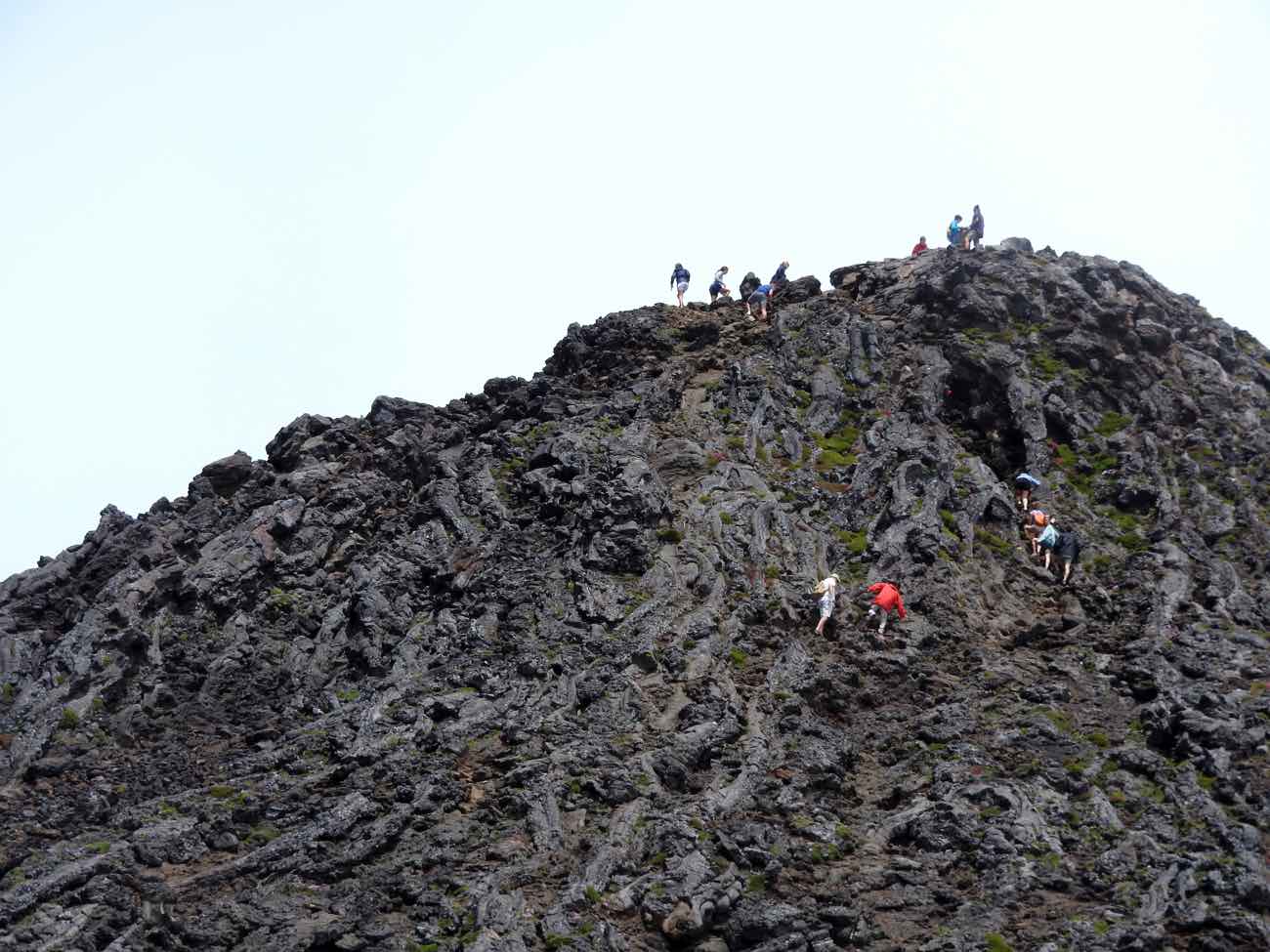 hiking mount pico azores guide climbers