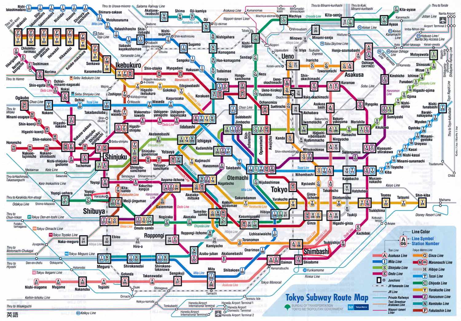 japan things to know tokyo subway map