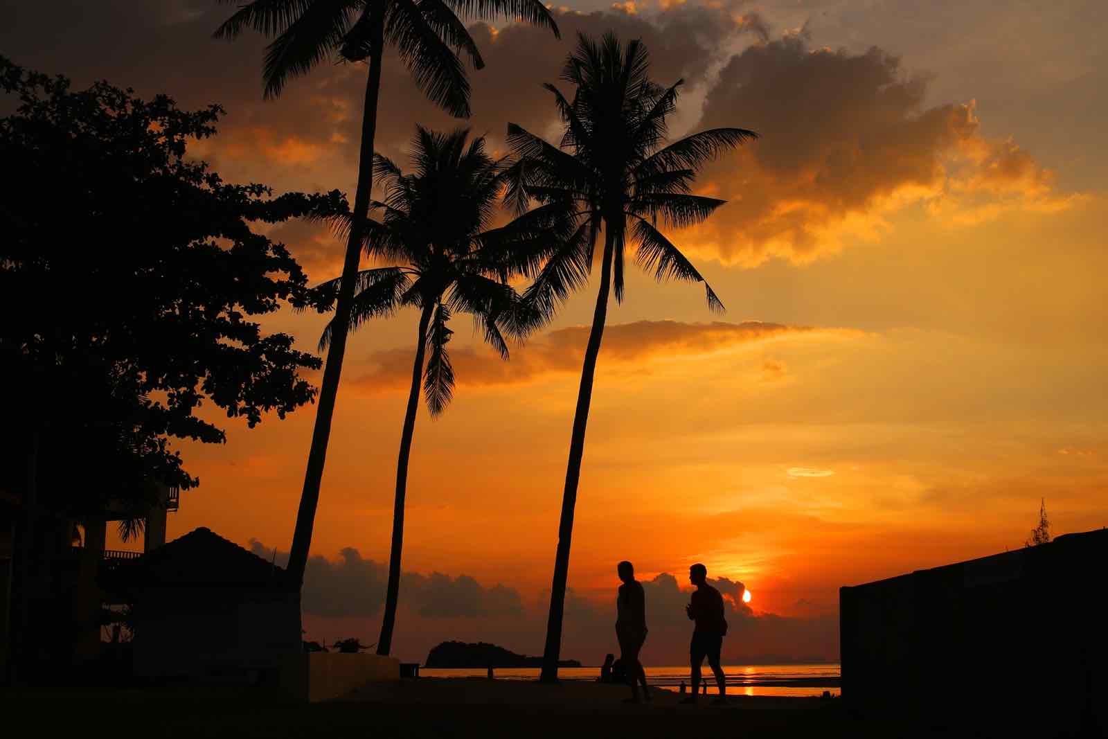 andaman sea islands thailand andaman coast koh lanta sunset