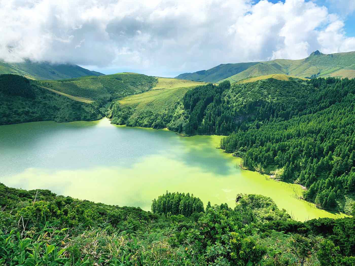 flores island azores things to do lagoa funda