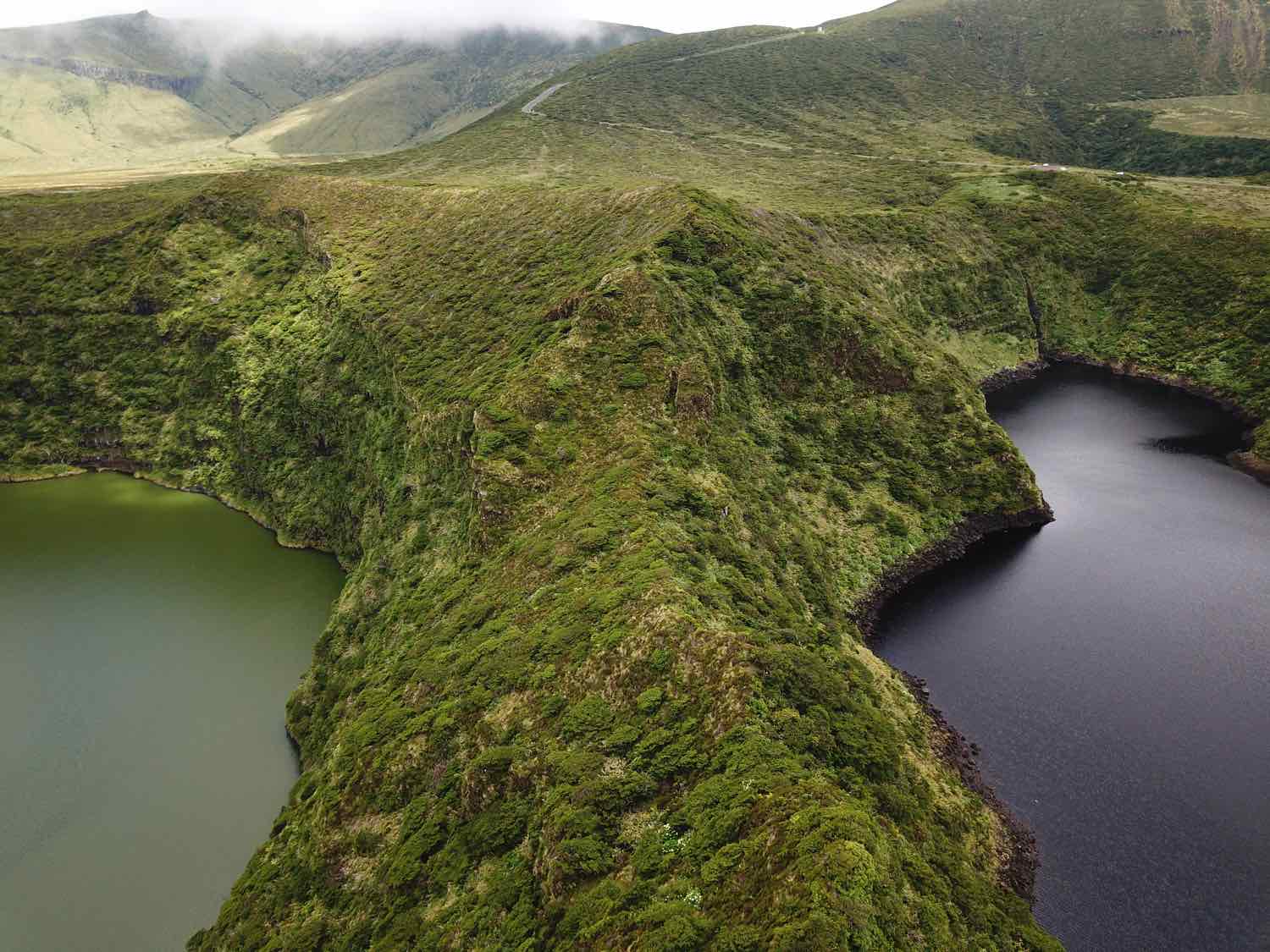 flores island azores things to do lagoa negra comprida