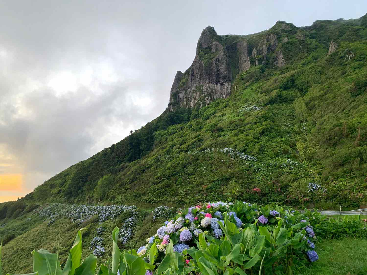 flores island azores things to do rocha bordões