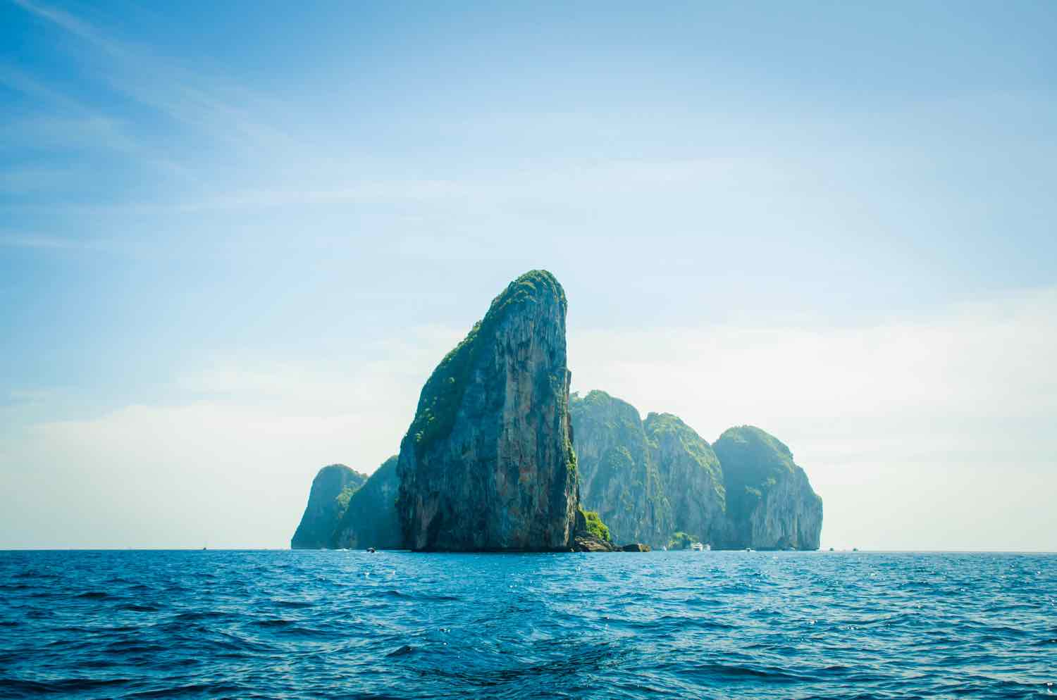 Andaman Sea Islands limestone cliffs