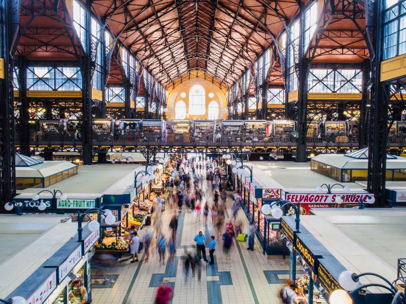 unique things to do budapest central market hall