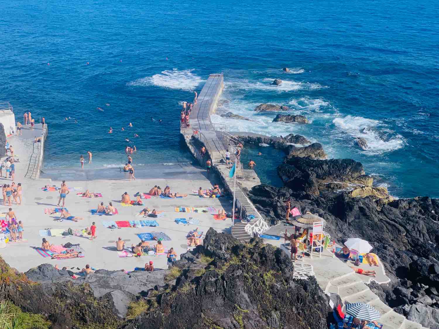 terceira island swimming natural pool