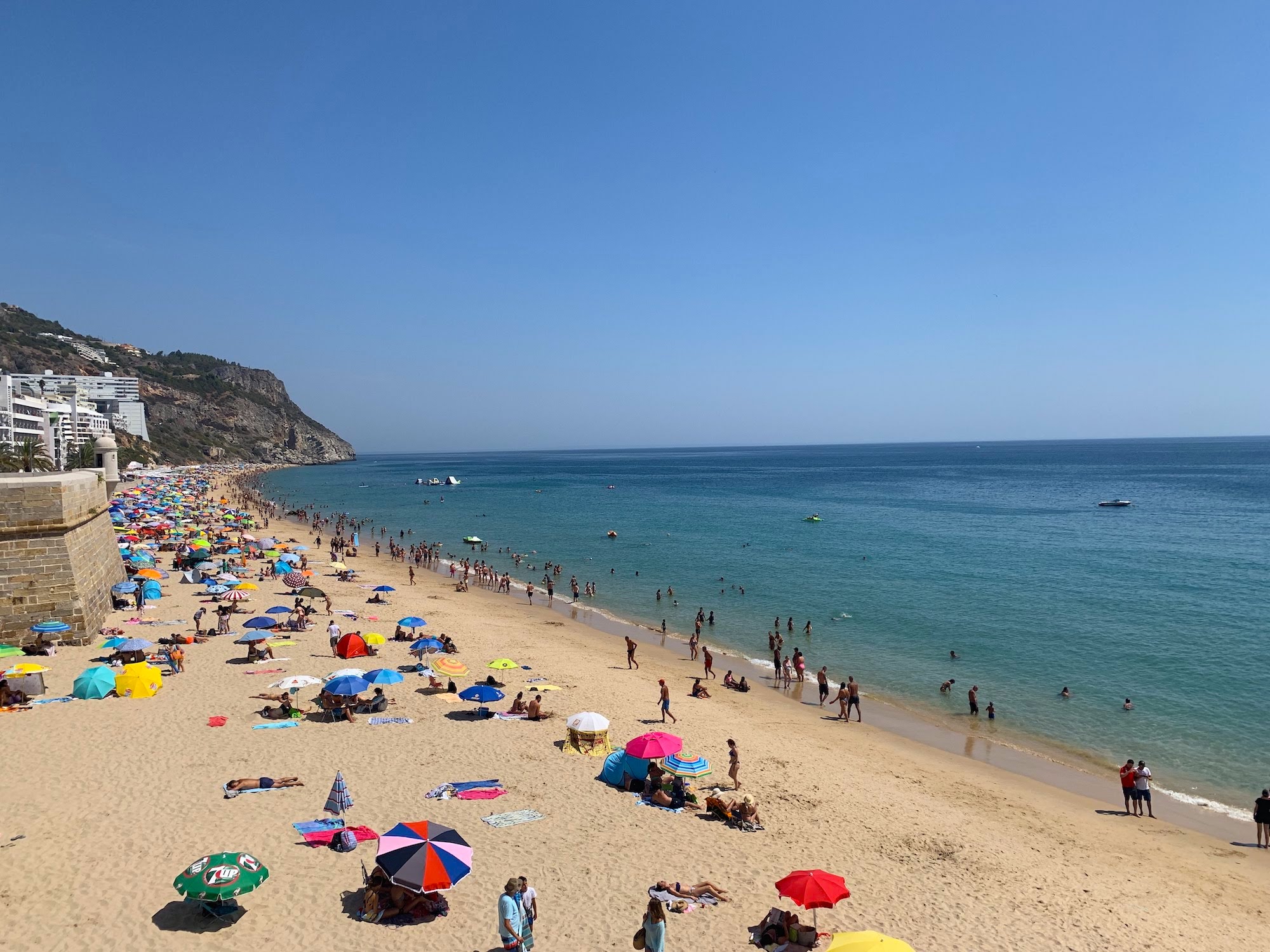 best beaches around Lisbon - Sesimbra beach